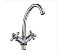 Смеситель для кухни GOTA ROCIO с 2-мя рукоятками с высоким изливом, креп. гайка G095311 Barcelona 1/10 095311-GOTA