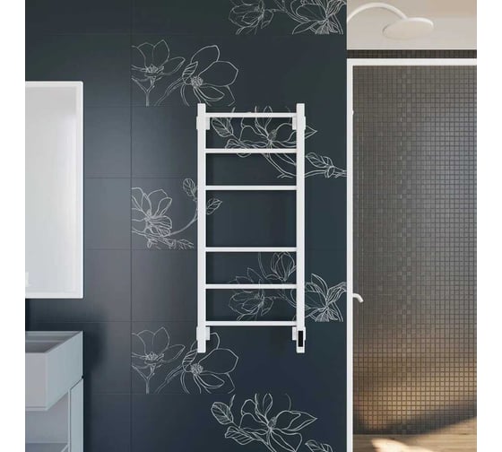 Полотенцесушитель электрический GROTA Costa 430x1000, белый Costa 430х1000 RAL9016 EL