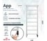 Полотенцесушитель электрический GROTA App 430x1200, белый App 430х1200 RAL9016 EL 7