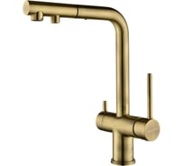 Смеситель для кухни Paulmark SERPENTINE, бронза Se213222-BR