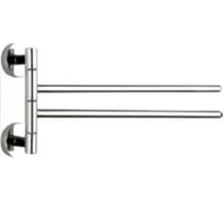 Поворотный полотенцедержатель Aquanet 8066 двойной, хром 00264920