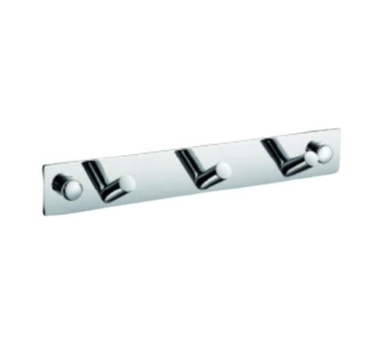 Планка 3-крючка Aquanet 8220-3 хром 00264922