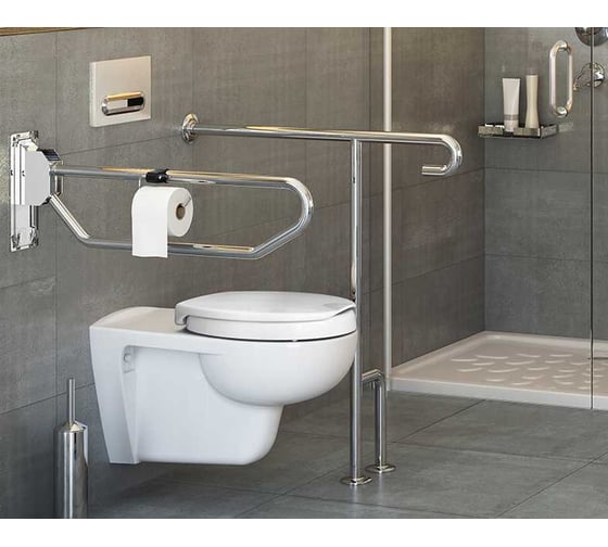 Поручень упорный, складной VitrA ArkitektA хром A44468