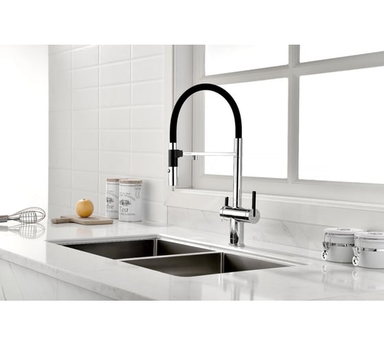 Смеситель для кухни Paulmark Gravity, хром, Starke- Gr213888-CR