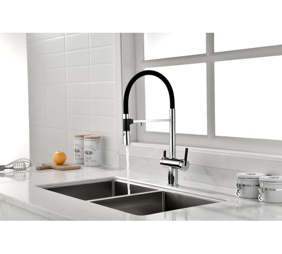Смеситель для кухни Paulmark Gravity, хром, Starke- Gr213888-CR