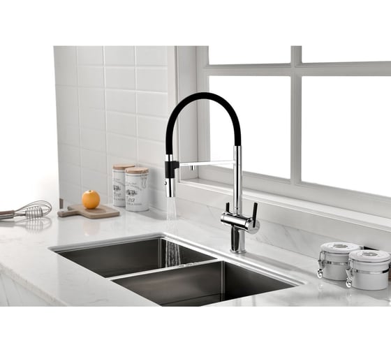 Смеситель для кухни Paulmark Gravity, хром, Starke- Gr213888-CR