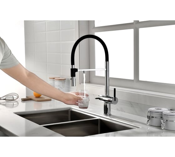 Смеситель для кухни Paulmark Gravity, хром, Starke- Gr213888-CR