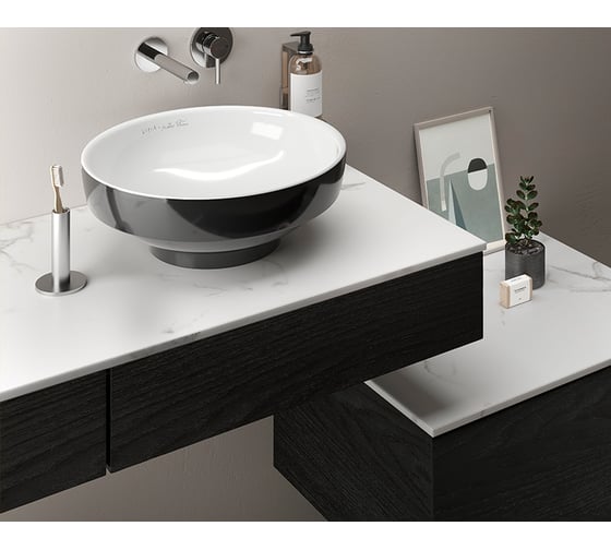 Стакан для зубных щеток VitrA Origin настольный, хром A44896