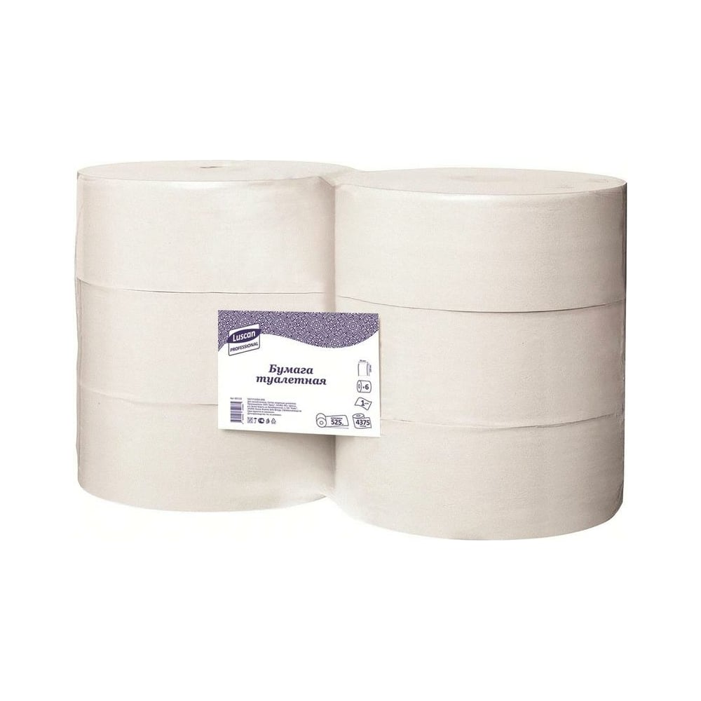 Туалетная бумага Luscan 1-слойные, 6 рулонов 601110 - выгодная цена ...