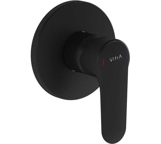 Встраиваемый смеситель для душа VitrA Root Round матовый черный A4272836EXP
