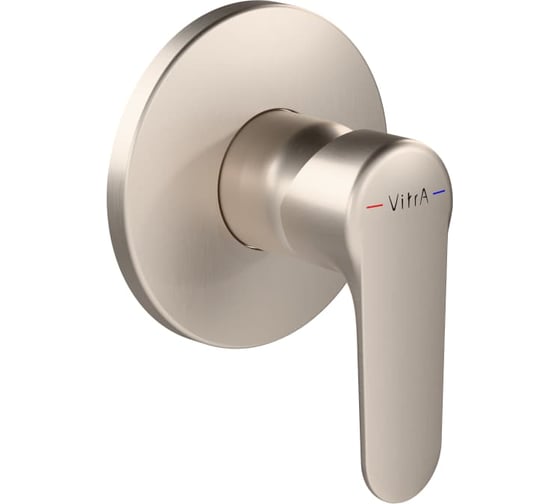 Встраиваемый смеситель для душа VitrA Root Round никель A4272834EXP