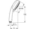 Ручной душ 100 III GROHE Tempesta New Cosmopolitan, хром 27572002 00000072063 2