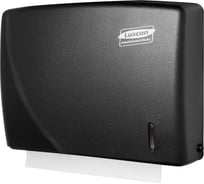 Диспенсер листовых полотенец Luscan Professional черный 931853