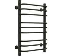 Полотенцесушитель стальной ТЕРМОДИЗАЙН C Steel, лесенка, W=500, H=800, 12 перекладин, 1/2в.р. черн.бархат TDCSt003BV