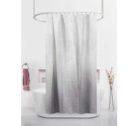 Штора для ванн Dasch 180х180 BT-829989 Волны, серый 13811