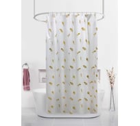 Штора для ванн Dasch 180х200 BT-829910, Золотые перья 13267