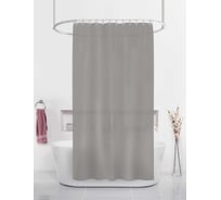 Штора для ванн Dasch PEVA GX003-G,180х180, серый 13664
