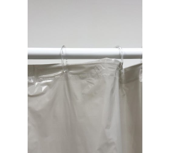 Штора для ванн Dasch PEVA GX003-G,180х180, серый 13664