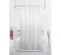 Штора для ванн Dasch PEVA GX008-5,180х200, Квадро, белая 13679