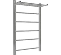 Полотенцесушитель ТЕРМОДИЗАЙН нерж. TP (лесенка с полкой) W=500, H=800 (5 перекладин) 1/2в.р. TDTP005