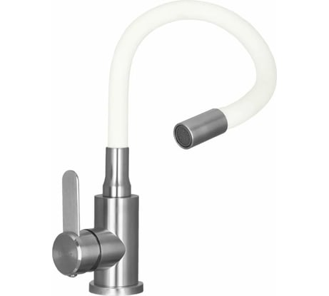 Смеситель WISENT для кухни с гибким изливом из нержавеющей стали W74004-03