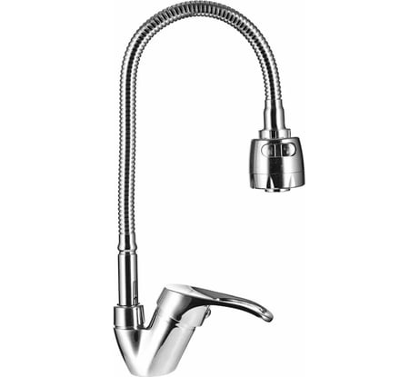 Смеситель WISENT для кухни с гибким изливом и режимом душ W53215