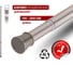 Карниз раздвижной алюминиевый PERFECTO LINEA 2,0 м, сатиновый никель, 36-020102 2