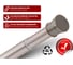 Карниз раздвижной алюминиевый PERFECTO LINEA 2,0 м, сатиновый никель, 36-020102 4