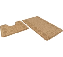 Набор ковриков Icarpet АКТИВ 50x80+50x40 002 капучино 17 103342