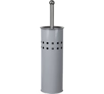 Ерш для унитаза OfficeClean с подставкой, металл, серый, матовый 303068