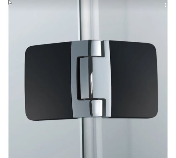 Душевая кабина Koller Pool NEON пентагональная Chrome/black 900x900x1950 мм, стекло 8 мм прозрачное N90PСB
