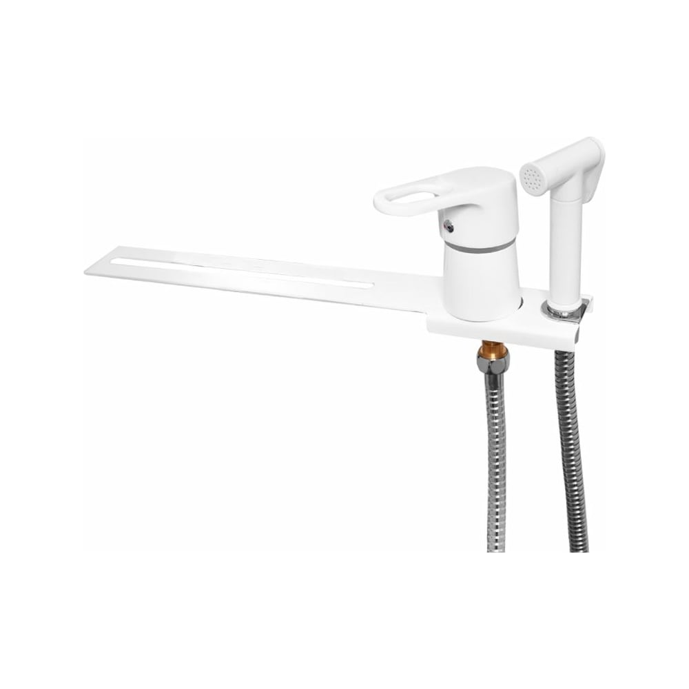 Смеситель WISENT с гигиеническим душем для унитаза Белый /Псевдо-биде ...