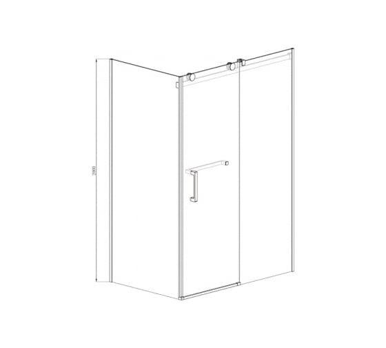 Душевое ограждение Azario VANCOUVER 90x120x200, без поддона AZ-NKF1131-R900 64286
