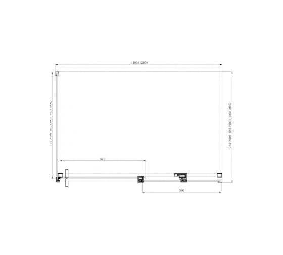 Душевое ограждение Azario VANCOUVER 90x120x200, без поддона AZ-NKF1131-R900 64286