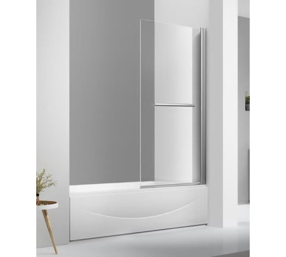Душевая шторка Azario PALMER 70х150, стекло прозрачное 6 мм, профиль хром AZ-PD1A 700 68587