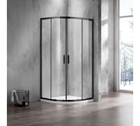 Душевое ограждение Azario MILTON 100x100x200, без поддона, Easy clean AZ-ND2142 1000 Black 64265