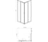 Душевое ограждение Azario MILTON 90x90x200, без поддона AZ-ND1142 900 Black 64420 2