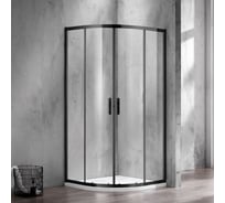 Душевое ограждение Azario MILTON 90x90x200, без поддона, Easy clean AZ-ND2142 900 Black 64264