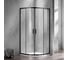 Душевое ограждение Azario MILTON 90x90x200, без поддона, Easy clean AZ-ND2142 900 Black 64264 1