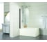 Душевая шторка Azario MERRIT 70x150, черный профиль, стекло прозрачное 5 мм NF6211 BLACK 64184 2