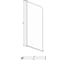 Душевая шторка Azario MERRIT 70x150, черный профиль, стекло прозрачное 5 мм NF6211 BLACK 64184 3