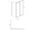 Душевое ограждение Azario MILTON 120x80x200, без поддона AZ-ND1131 R 1200 64270 2