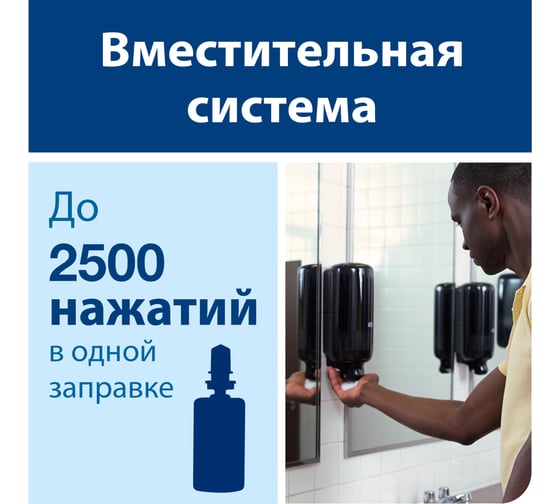 Диспенсер для мыла-пены Tork черный 561508