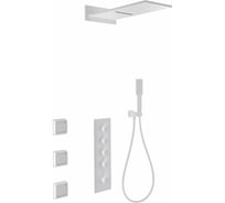 Встраиваемая душевая система с термостатом Wonzon & Woghand Белый матовый WW-D4100-MW