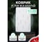 Коврик для ванной комнаты FORA 50x80 см, BRICKS WHITE FOR-PP-BRK50-80W 2