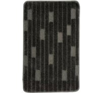 Коврик для ванной комнаты FORA 50x80 см, TWISTER BLACK FOR-PP-TWR50-80BL