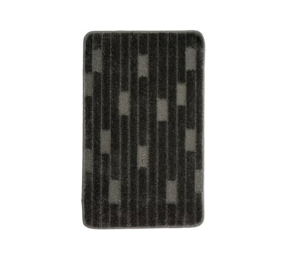 Коврик для ванной комнаты FORA 50x80 см, TWISTER BLACK FOR-PP-TWR50-80BL