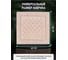 Коврик для ванной комнаты FORA хлопковый, 60x60 см LINE FOR-LN60-60NAT 9