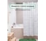 Шторка для ванной комнаты FORA BRICKS WHITE FOR-BRK205W 8