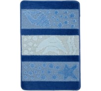Коврик для ванной комнаты FORA PP 50x80 см GOLUBOI FOR-PP-GOLUBOI-50-80